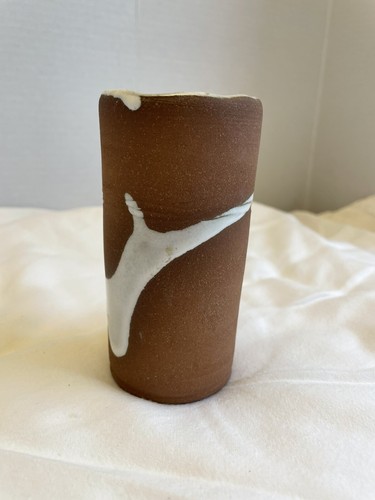 Redware pottery vase stephen - vase, -stephen